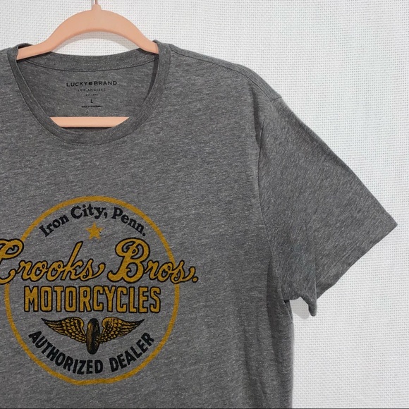 Lucky Brand Short sleeve Gray Graphic Tshirt - Picture 6 of 10